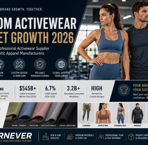 Custom Activewear Market Growth 2026: Why Brands Are Choosing Professional Activewear Suppliers and Custom Athletic Apparel Manufacturers