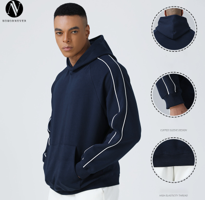 Solid Color Combed Cotton Men's Hoodie Bulk Supply & OEM/ODM Manufacturing for Autumn Sweatshirts, Pure Cotton Custom Apparel Production for Brands.DH9886