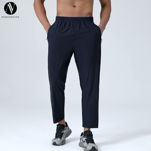 OEM ODM Custom Manufacturing Men's Fitness Pants Supplier: Asymmetric Design, Quick-Dry, Breathable for Outdoor, Gym & Running Activewear BrandsB115