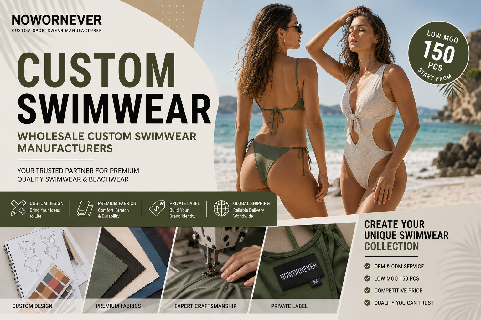 Custom Swimwear Guide 2026: How to Choose the Best Custom Swimwear Manufacturers for Wholesale Custom Swimwear