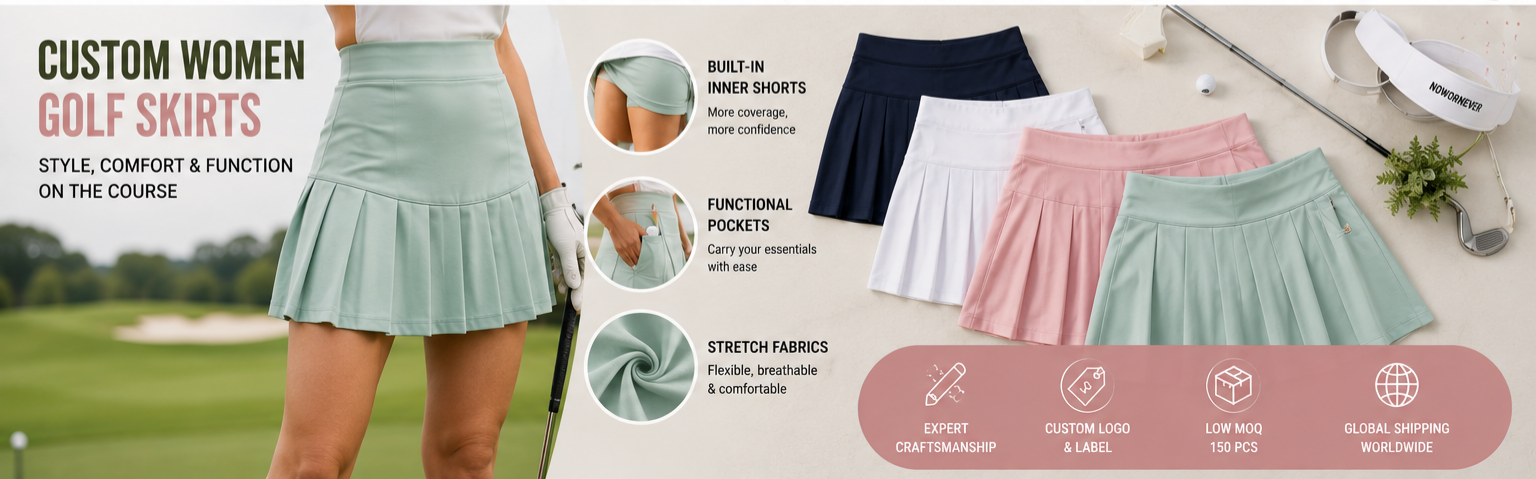 Custom Women Golf Skirts & Custom Golf Shirts Complete Guide to Custom Golf Shirts for Women in 2026