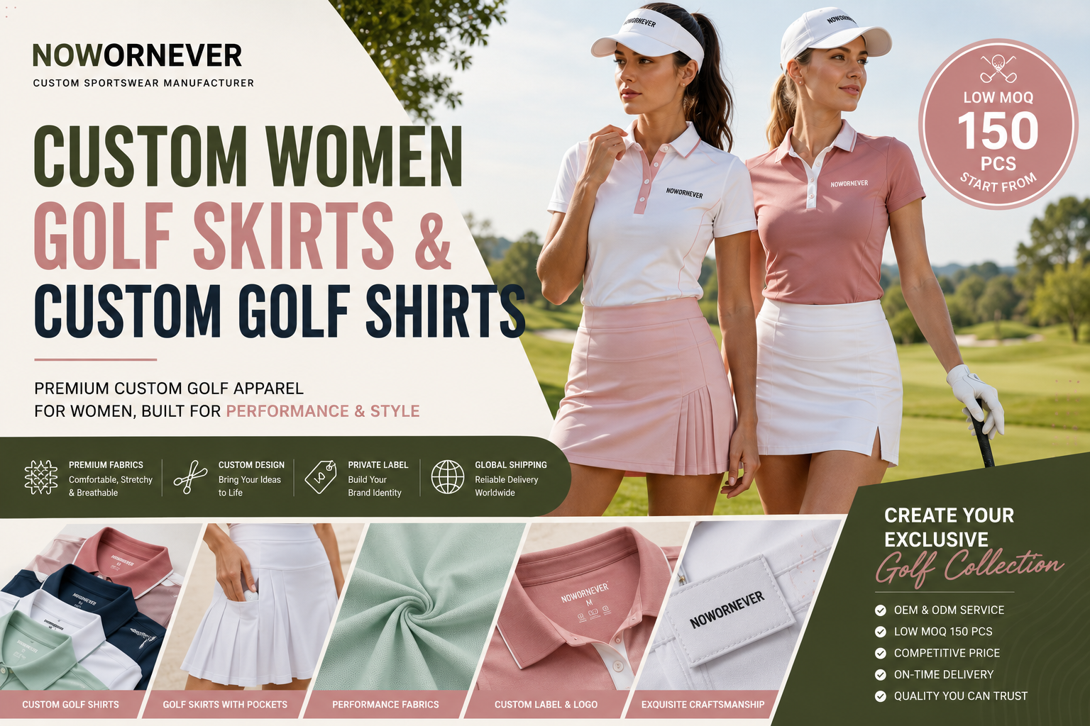 Custom Women Golf Skirts & Custom Golf Shirts: Complete Guide to Custom Golf Shirts for Women in 2026