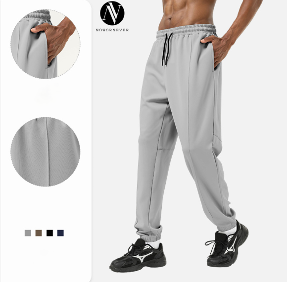 Men's Thick Warm Tapered Pants OEM ODM Wholesale Supplier for Fitness Running Training Activewear with Loose Fit High Waist, Custom Apparel ManufacturerB63