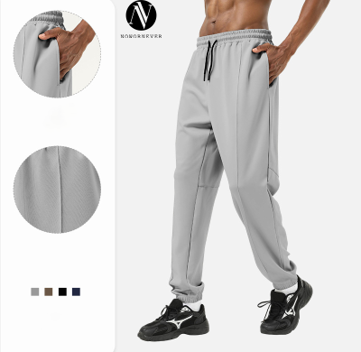 Men's Thick Warm Tapered Pants OEM ODM Wholesale Supplier for Fitness Running Training Activewear with Loose Fit High Waist, Custom Apparel ManufacturerB63