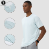 OEM ODM Wholesale Manufacturer of Men's Quick-Dry Running Sports T-Shirts | High-Elastic, Breathable, Perforated Armpit Fitness Apparel Supply for BrandsAL68105
