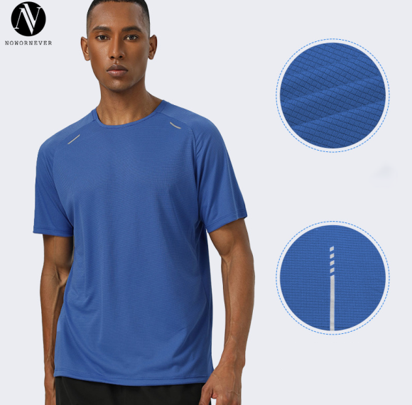 Running Training Short Sleeve T-Shirt OEM ODM Manufacturer | Wholesale Lightweight, Breathable, Reflective Quick-Dry Sportswear SupplyAL16889
