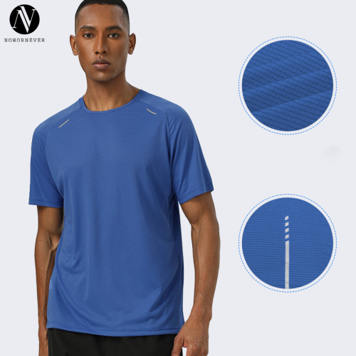 Running Training Short Sleeve T-Shirt OEM ODM Manufacturer | Wholesale Lightweight, Breathable, Reflective Quick-Dry Sportswear SupplyAL16889