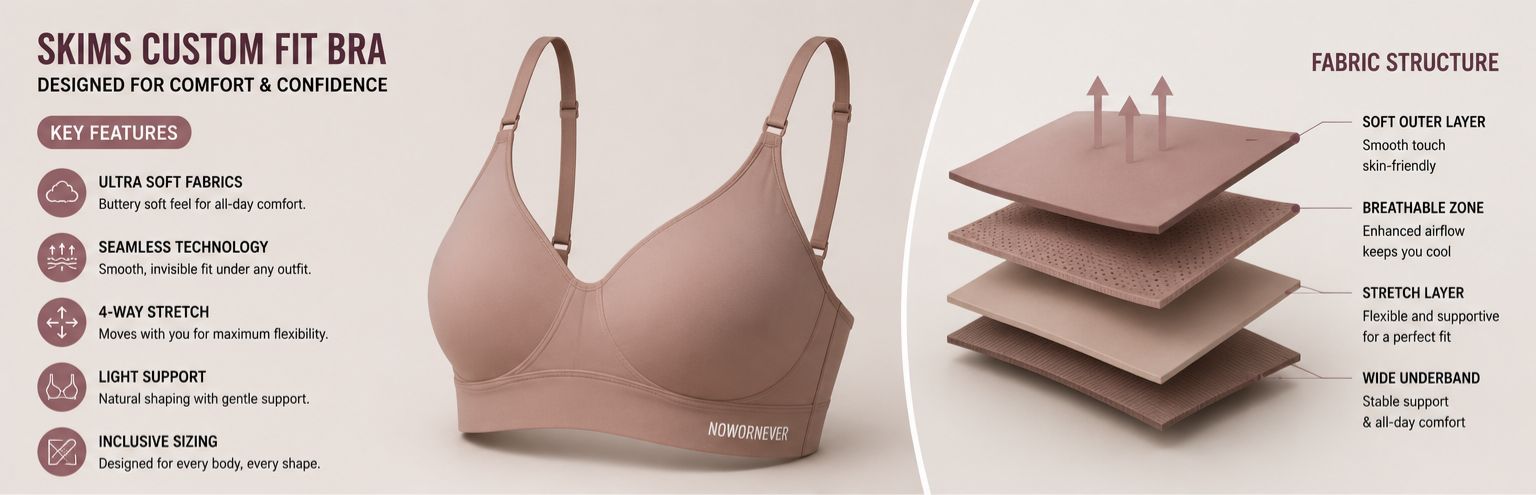 Skims Custom Fit Bra vs Custom Women's Underwear How to Build a Custom Skims Series with the Right Manufacturer