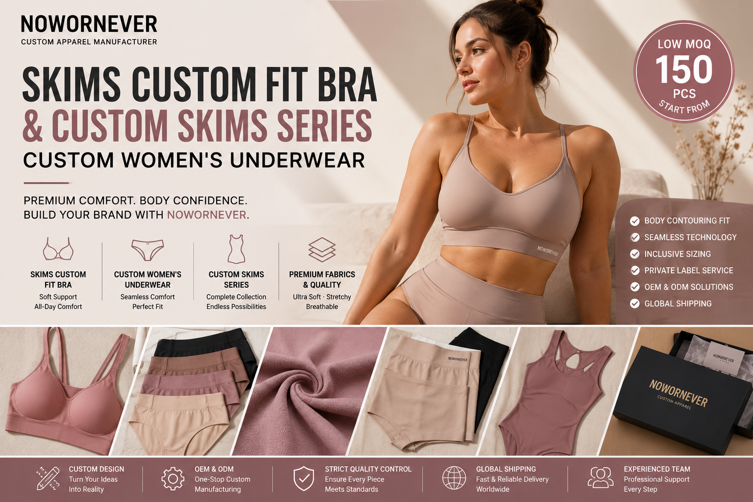 Skims Custom Fit Bra vs Custom Women's Underwear: How to Build a Custom Skims Series with the Right Manufacturer