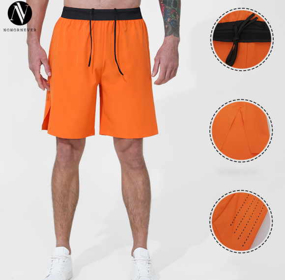 Men's Running Sports Shorts OEM ODM Manufacturer | Lightweight Quick-Dry with Zipper Phone Pocket for Fitness Training & Outdoor Activewear Brands Wholesale SupplyB39