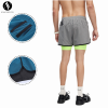 Men's Marathon 3/4 Quick-Dry Running Shorts with Inner Liner & Phone Pocket | OEM ODM Wholesale Supplier of Fitness Sports Apparel for Brands & RetailersB01