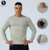 Men's Quick-Dry Long Sleeve Compression T-Shirt - OEM/ODM Manufacturer & Wholesale Supplier of Breathable Gym Fitness & Running Training ActivewearAL68169