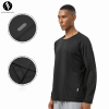 Men's High-Elastic Quick-Dry Long Sleeve Sports T-Shirt Manufacturer | OEM/ODM Nude Feel Gym & Fitness Tops Wholesale Supplier for Global Activewear BrandsAL16851