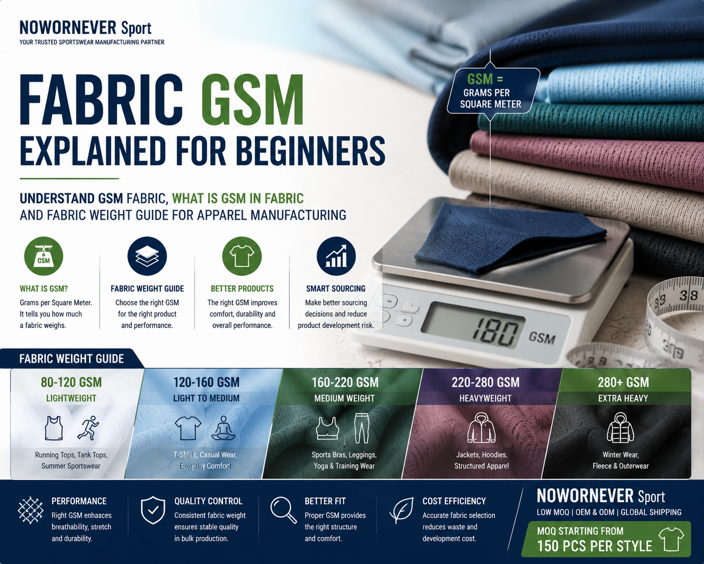 Fabric GSM Explained for Beginners: GSM Fabric Guide, What Is GSM in Fabric and Fabric Weight Guide for Apparel Manufacturing