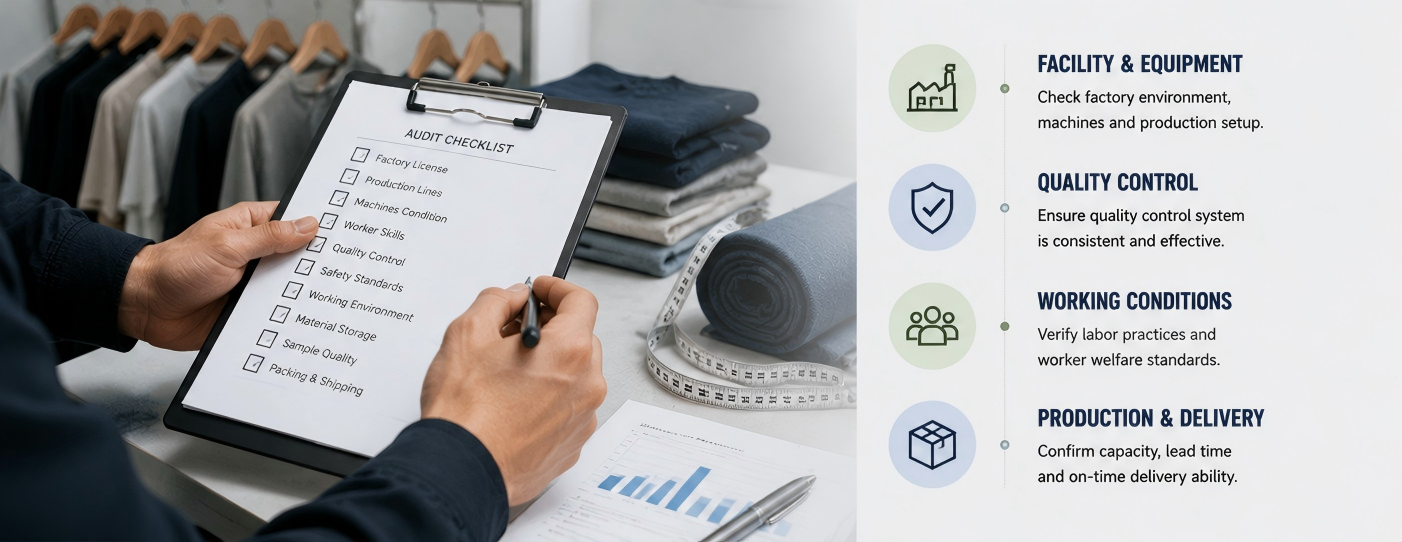 Factory Audit Checklist: How to Use a Garment Factory Audit and Clothing Manufacturer Checklist Before Ordering Sportswear