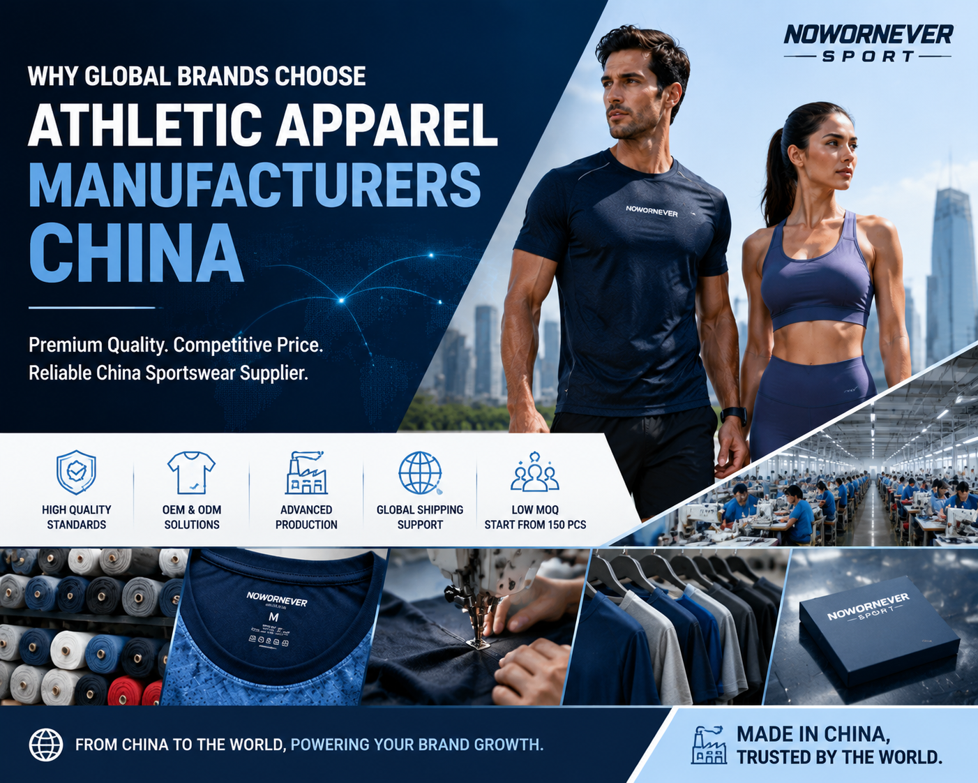 Why Global Brands Choose Athletic Apparel Manufacturers China: A Complete Guide to China Sportswear Sourcing
