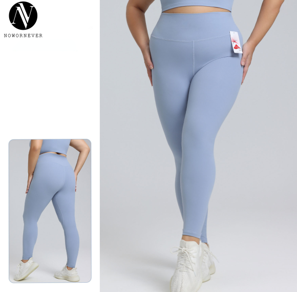 Lycra Yoga Pants OEM ODM Wholesale Manufacturer & Global Supplier for Plus Size Butt-Lift High-Waist Nude-Feel Fitness Leggings.F221