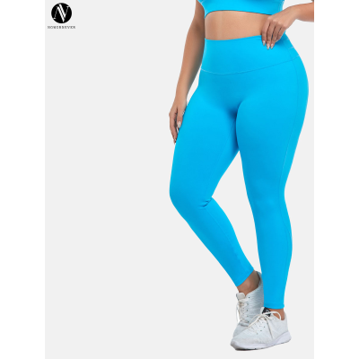 Plus Size High-Waist Tummy Control Yoga Pants OEM ODM Manufacturer for Bulk Activewear Production, Three-Line Butt-Lift Stretchy Slim Fit Gym Leggings Wholesale Supply.F1003