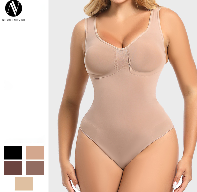 Seamless Tummy Control Shapewear Bodysuit OEM/ODM Manufacturer | Custom Butt-Lift Lower Belly Control Women's Bodyshape Apparel Wholesale Supply for Brands.MT000455.