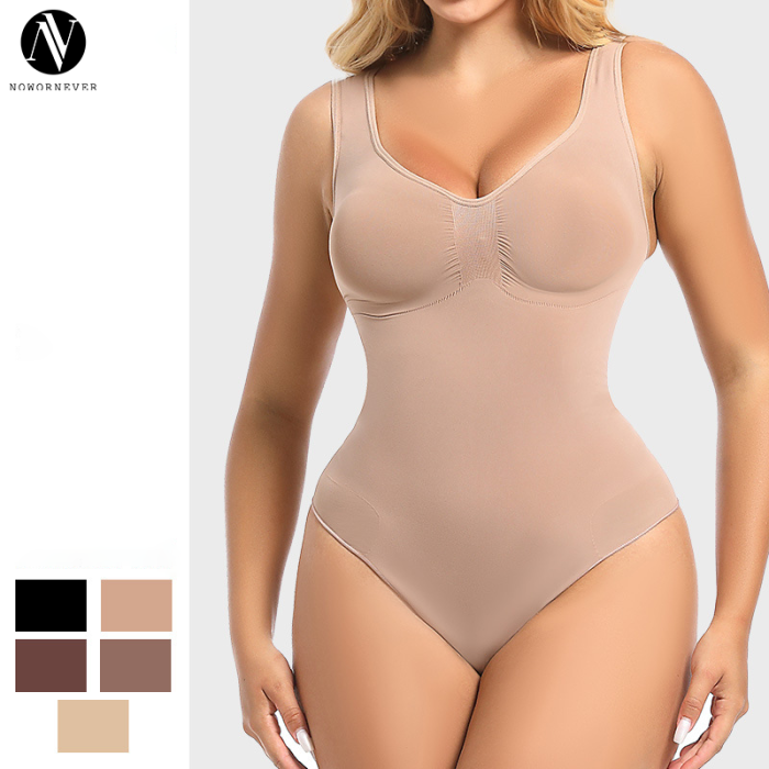 Seamless Tummy Control Shapewear Bodysuit OEM/ODM Manufacturer | Custom Butt-Lift Lower Belly Control Women's Bodyshape Apparel Wholesale Supply for Brands.MT000455.