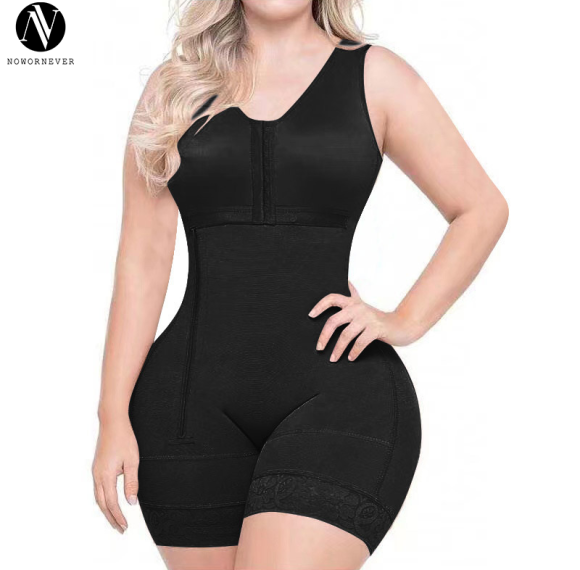 Plus Size Bodysuit Shapewear for Women, OEM ODM Manufacturer for Side Zipper Tummy Control Open Crotch Body Sculpting, Wholesale Private Label Apparel Supply7244