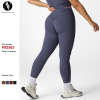 Plus Size Nude-Feel Fitness Leggings Manufacturer & OEM Supplier for Activewear Brands, offering High-Waist Butt-Lift 7/8 Length Yoga Pants Wholesale.P02502-P