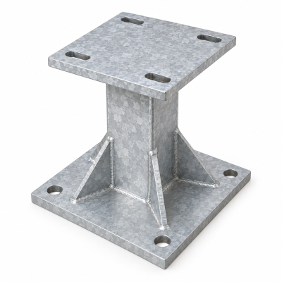 Galvanized Steel Support Base for High-Voltage Disconnect Switches