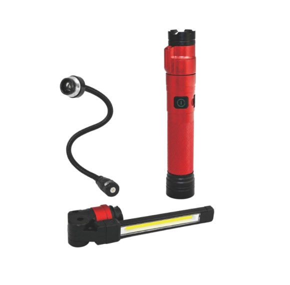 Rechargeable Inspection Light | CRI 95+ | 3-in-1 Detachable Light Head