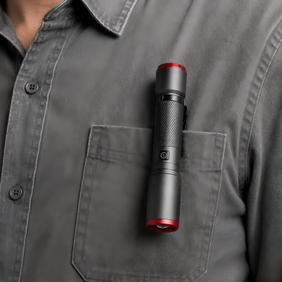 Pocket Flashlight | High Lumen | Aluminum Body with Clip & Magnet
