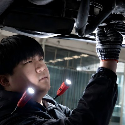 Neck Light With Flexible Arms For Hands-Free Repair And Inspection