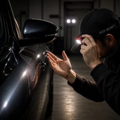 LED Headlamp | CRI 95+ | Dual COB | Sensor Switch for Easy Detailing