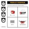 Hard Hat Light | 300 lumens |  Rechargeable Sensor Lamp for Work Crews