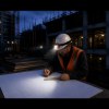 Hard Hat Light | 300 lumens |  Rechargeable Sensor Lamp for Work Crews