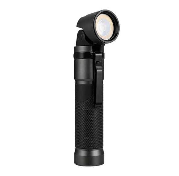 Rechargeable EDC Flashlight with 90° Rotating Head | XPG4+COB | Magnetic