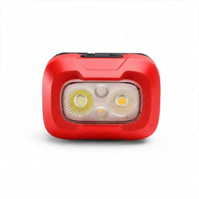 Hard Hat Headlamp | 550 lumens | Sensor Switch and Clips Included
