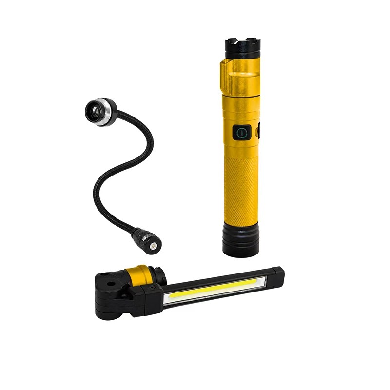 yellow rechargeable inspection light with customized appearance design