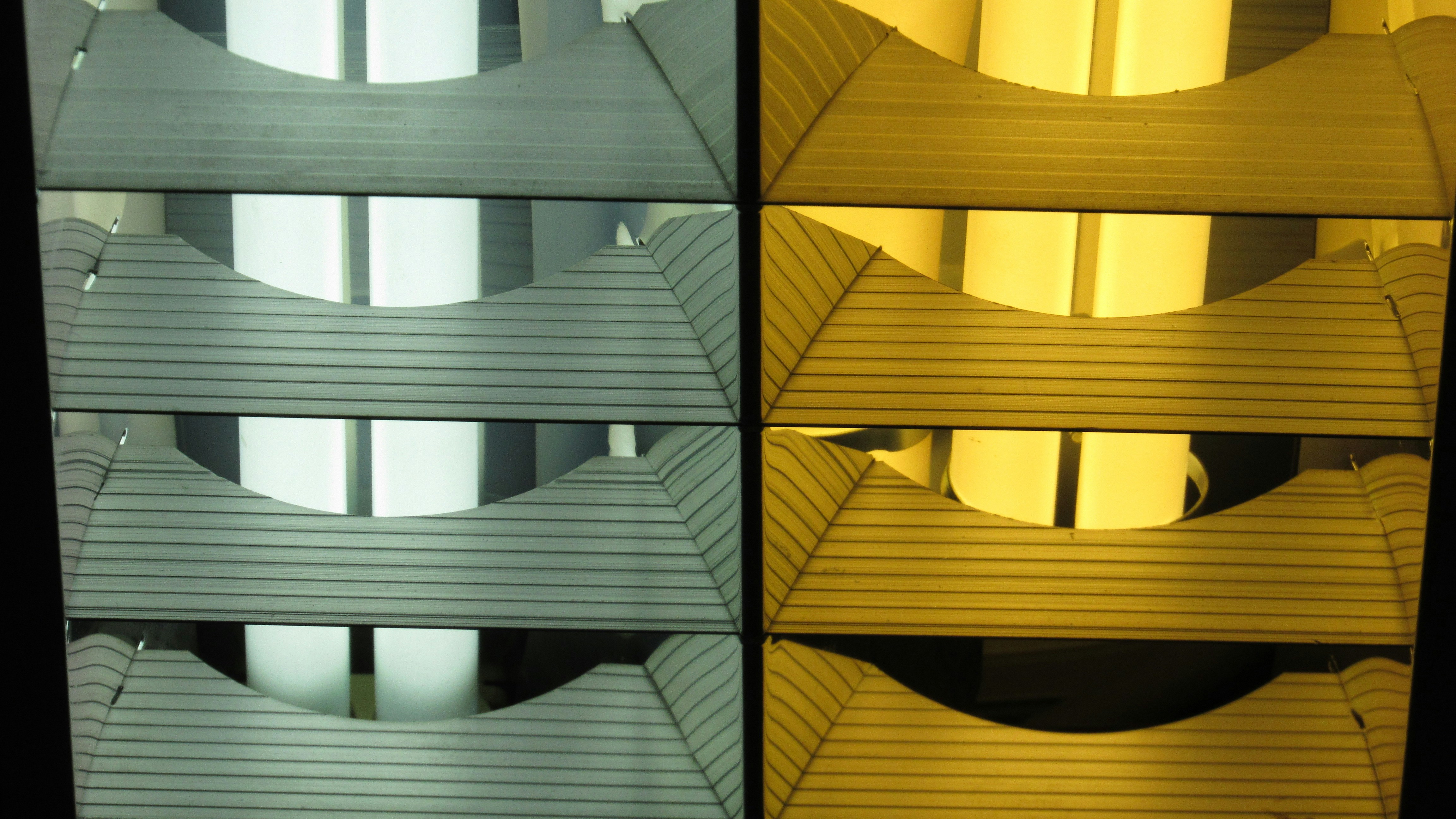 High CRI vs. Low CRI Color Rendering A split image showing the difference in color appearance under a low CRI light and a high CRI light.
