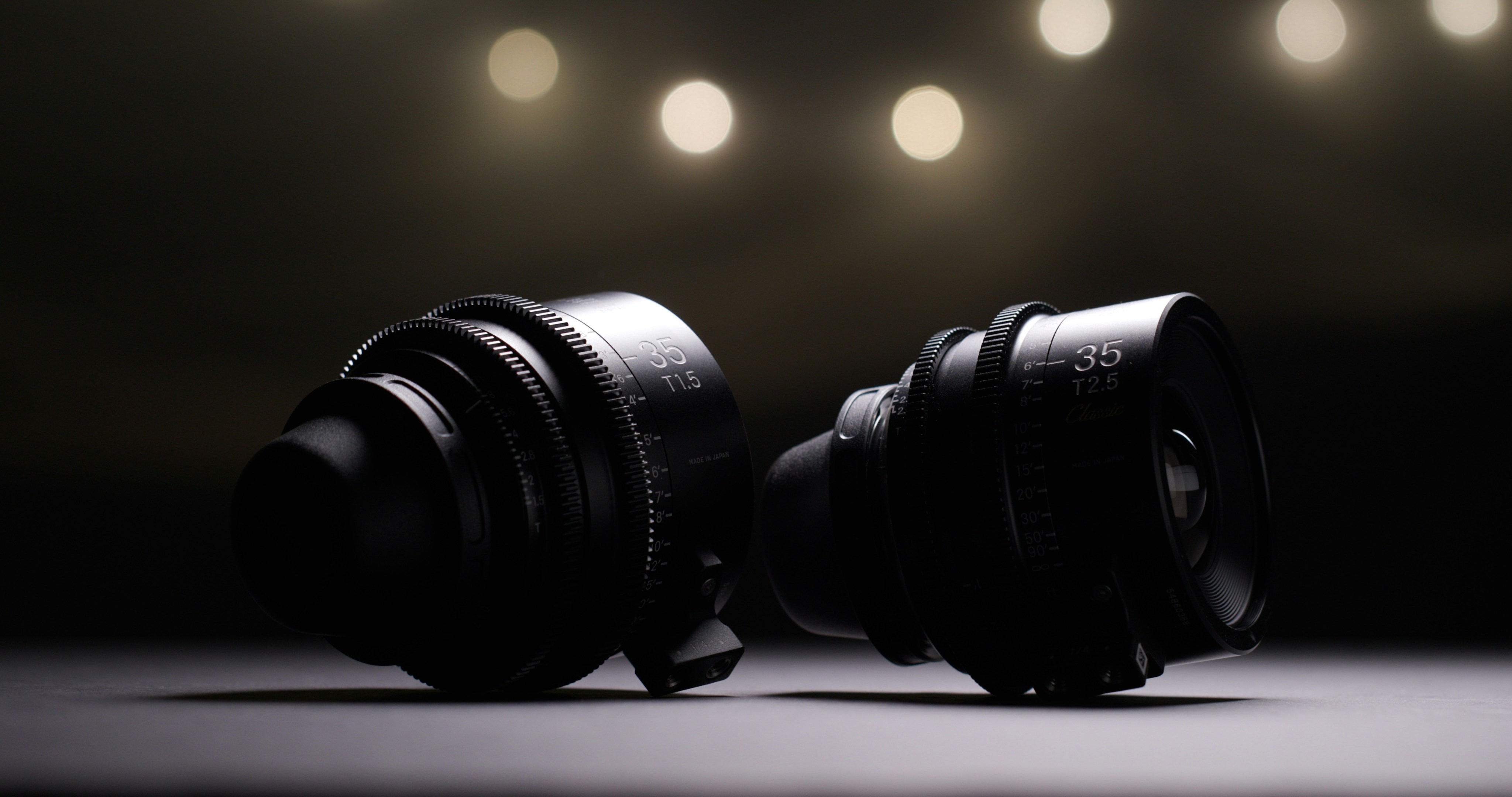 AES Bi-LED laser projector lens