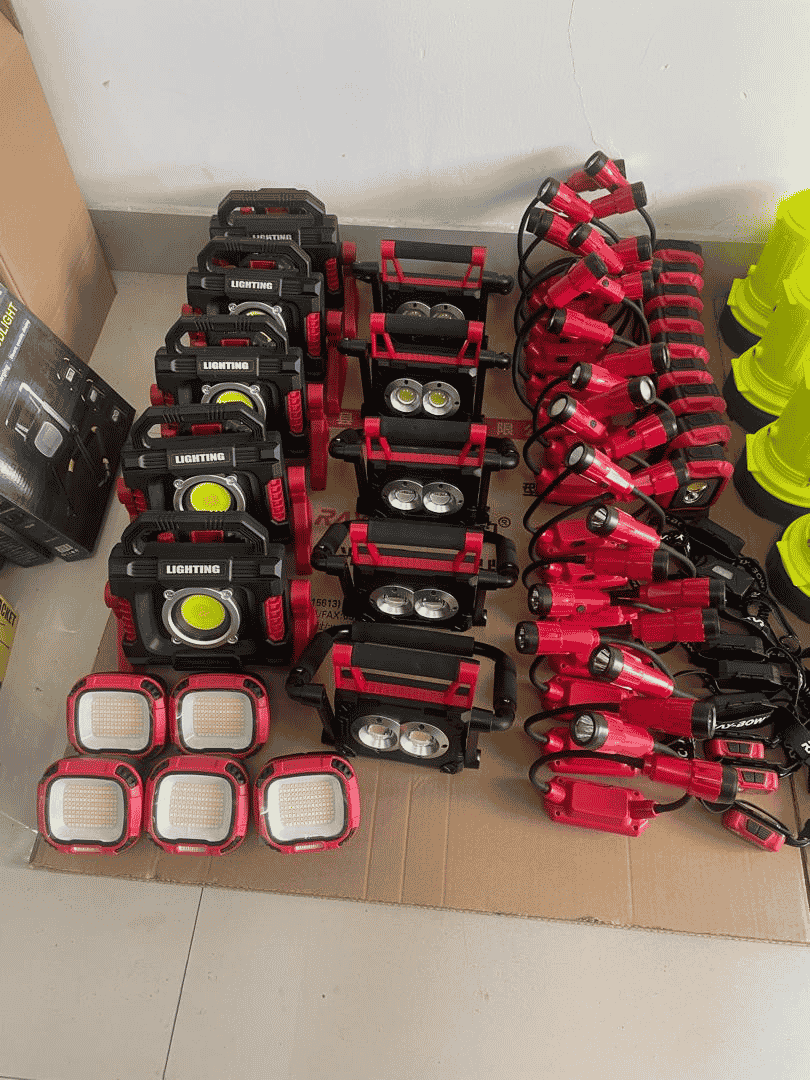 the samples of work light are ready to ship out