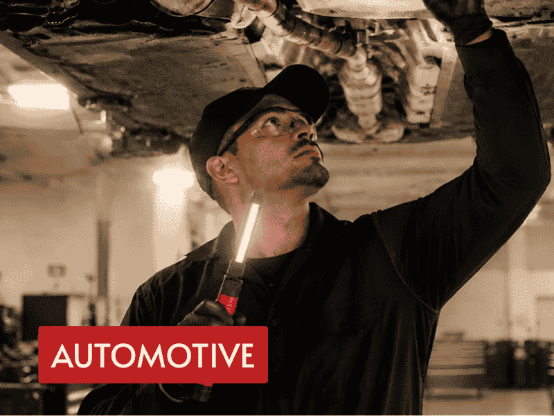 rechargeable inspection light for automotive maintenance work