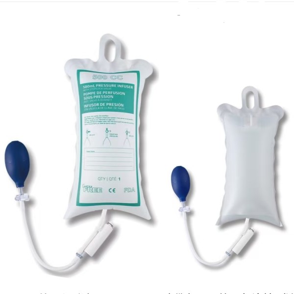 InfuSure® Disposable IV Pressure Infusion Bags with Piston Gauge | Model TDlB-P