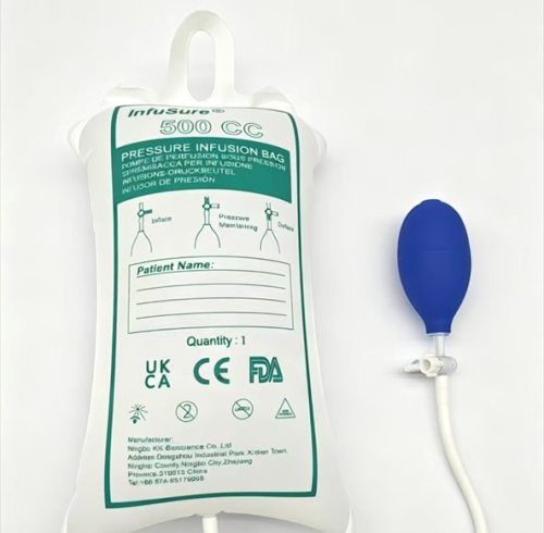 Disposable IV Pressure Infusion Bag (Piston Gauge) for Standard Clinical Pressure Therapy | InfuSure®DIB-P