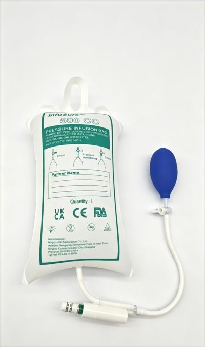 Disposable IV Pressure Infusion Bag (Piston Gauge) for Standard Clinical Pressure Therapy | InfuSure®DIB-P