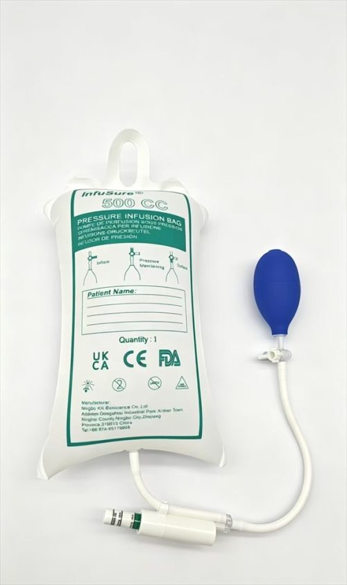 Disposable IV Pressure Infusion Bag (Piston Gauge) for Standard Clinical Pressure Therapy | InfuSure®DIB-P