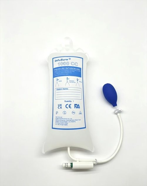 Disposable IV Pressure Infusion Bag (Piston Gauge) for Standard Clinical Pressure Therapy | InfuSure®DIB-P