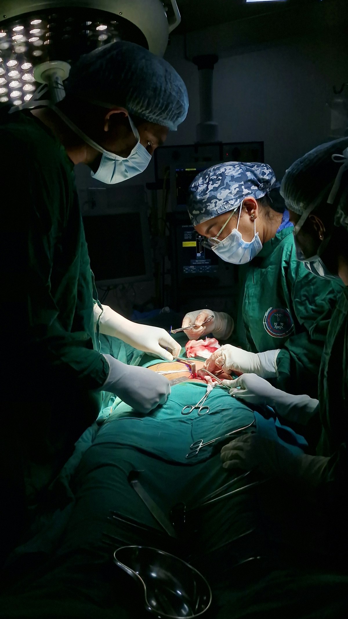 Operating room preparation for a surgical procedure