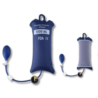 Reusable IV Pressure Infusion Bag with Plastic Manometer for Real-Time Pressure Monitoring丨InfuSure® RIB-PM