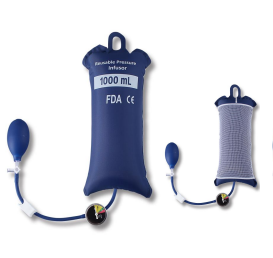 InfuSure®  Reusable IV Pressure Infusion Bags with Plastic Manometer | Model RlB-PM
