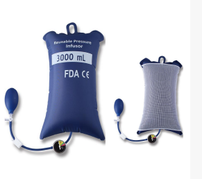 InfuSure®  Reusable IV Pressure Infusion Bags with Plastic Manometer | Model RlB-PM