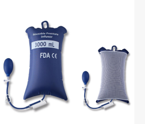 InfuSure® Reusable IV Pressure Infusion Bags with Piston Gauge | Model RlB-P